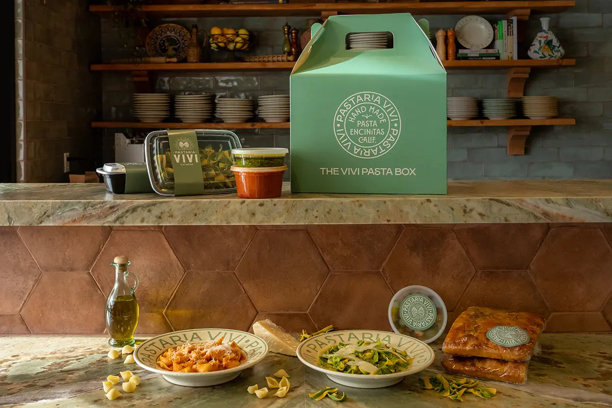 Monthly Pasta Subscription Box From Pastaria Vivi in Encinitas California